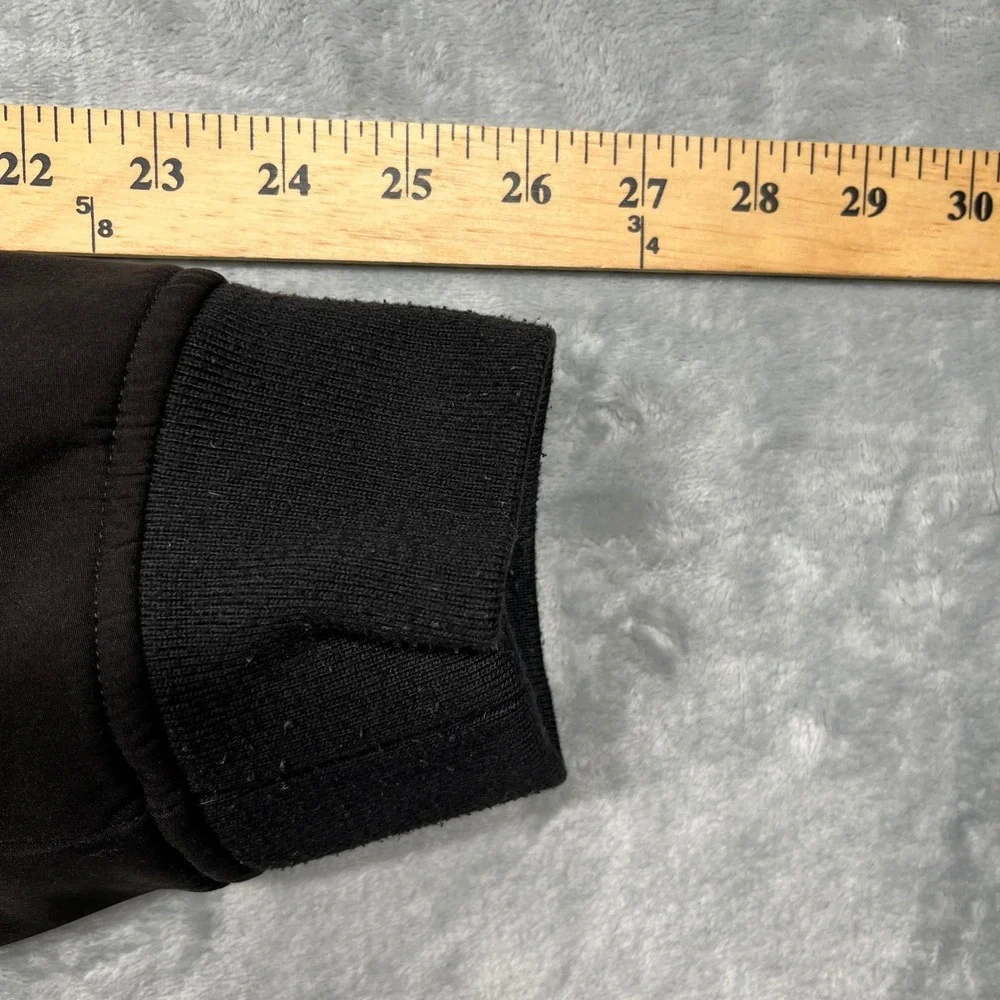 Levi Strauss & Co‎ Softshell Jacket Mens Black Hooded Fleece Lined Full Zip XL